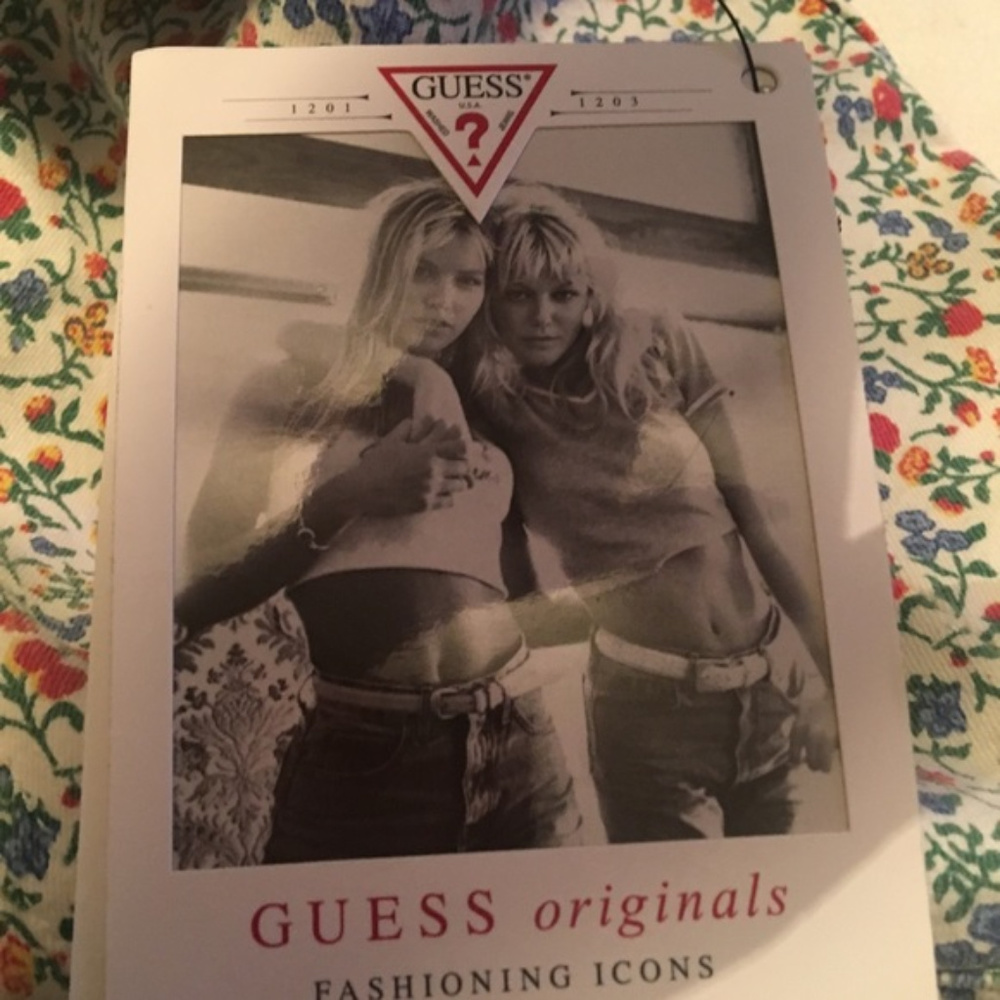 ๐ Guess floral halter denim jumpsuit 8 RARE new with tags ๐ - Picture 3 of 7